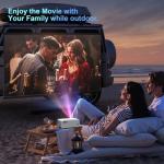 1080P 5G WiFi Bluetooth Portable Outdoor Projector