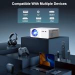 1080P 5G WiFi Bluetooth Portable Outdoor Projector