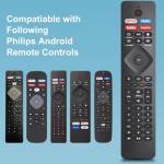 Universal RF Remote for Philips Smart TVs