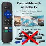 Replacement Remote for Roku TV - Pack of 2