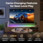 iFFALCON 55-Inch Class U85 Series QD-Mini LED 4K UHD Google Smart TV - QLED, HDR 1000 nits, 6000:1 Contrast, 144Hz Game Mode Pro, 240Hz DLG, Dolby Vision IQ, Dolby Atmos, Slim Unibody (55U85, 2025)