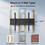 Perlesmith Adjustable Wall Mount for 23-55” TVs