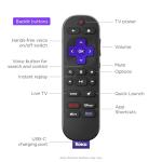 Roku Voice Remote Pro - Rechargeable & Voice Control