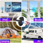 Indoor TV Antenna with Magnetic Base and Long Range