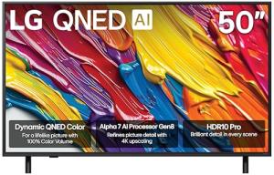LG 50-Inch QNED AI 4K Smart TV