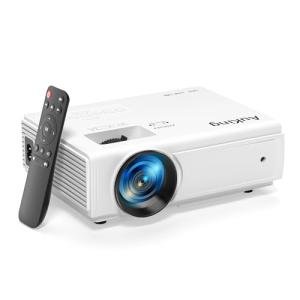 AuKing Mini Projector, 1080P Home Theater Experience