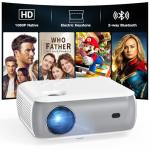GROVIEW 1080P Bluetooth Mini Projector for Home