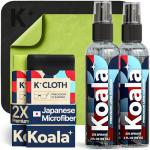 Koala Eyeglass Cleaner Spray & Microfiber Cloth Set
