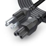 5Ft Universal Laptop Power Cord for Dell, HP, Lenovo