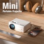 AuKing Mini Projector, 1080P Home Theater Experience