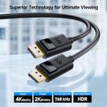 Cable Matters 4K DisplayPort to DisplayPort Cable, 6ft