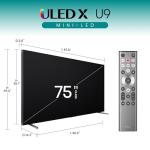 Hisense 75-Inch Mini-LED ULED 4K Smart TV