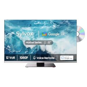 Sylvox 22" Smart 12V TV with DVD Player