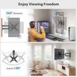 Pipishell Adjustable Swivel TV Wall Mount for 42" Screens