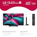 LG 48-Inch OLED 4K Smart TV with Dolby Atmos