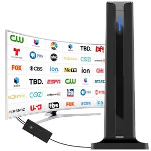 Indoor Digital TV Antenna with 360° Reception