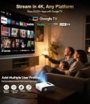 Smart 4K Auto Focus Projector for Daytime Use