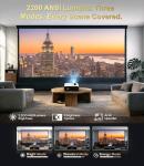 Smart 4K Auto Focus Projector for Daytime Use