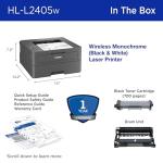 Brother HL-L2405W Wireless Monochrome Laser Printer