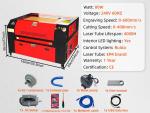 80W CO2 Laser Engraver for Wood, Glass, Acrylic