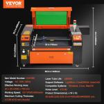VEVOR 80W CO2 Laser Engraver for Wood, Acrylic, Fabric