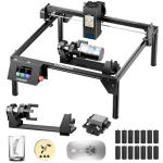 Longer RAY5 20W Laser Engraver, Wood/Leather/Acrylic Engraving Cutting Machine, DIY Desktop Laser Cutter with Safety Protection, Air Assist & 3 in 1 Roller