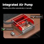 Creality Laser Engraver Falcon2 Pro 40W, Desktop Diode Laser Cutter and Engraver Machine with Enclosure,Smart Camera,Air Assist,Engraving Machine for Wood Acrylic Leather Stone(Laser 40W)