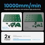 Longer RAY5 20W Laser Engraver with Air Pump and 17.3"x 17.3" Honeycomb Working Table, DIY Laser Engraver for Wood and Metal, Paper, Acrylic, Glass, Leather