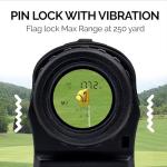 AILEMON Golf Laser Rangefinder Hunting Range Finder 900Y Fast Focus High-Precision Continuous Scan Flag Pole Locking Vibration Function Slope Mode Range Finder