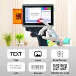 PEKOKO Handheld Portable Laser Marking Machine L4Pro Engraving System for DIY Craft,Batch Date/Number Code,QRcode,Barcode,Logo/Image Printer