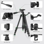 Laser Level 360 Self Leveling with Tripod,CinusLinus 4D Lazer Level,4x360° Cross Line Laser for Construction Project Renovation,Floor Tile, Laser Level Lines Tool