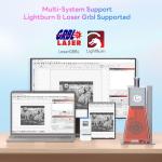 Longer Nano Pro Portable 12W Laser Engraver with Extension Kit, 5000mm/s High-Speed, Engraving Precision 0.01 * 0.01mm, DIY Engraver Tool for Wood, Acrylic, Leather, Cloth, Metal, Ceramics