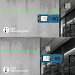 Mini Green Laser Distance Meter 262Ft – Rechargeable Digital Measuring Tool with USB Type-C, Area/Volume Modes, Max/Min, ±3mm Accuracy, Pocket-Sized Compact Design