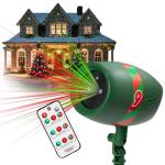 Star Shower Ultra 9 Outdoor Laser Light Show with Remote, AS SEEN ON TV, New 9 Unique Patterns, Showers Home w/Thousands of Lights, 3 Color Combinations, Motion or Still, Up to 3200 Sq Ft