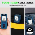 Mini Green Laser Distance Meter 262Ft – Rechargeable Digital Measuring Tool with USB Type-C, Area/Volume Modes, Max/Min, ±3mm Accuracy, Pocket-Sized Compact Design