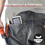 Laser Distance Meter Digital Laser Measuring Tool with LCD Backlit Display, Pythagorean Mode, Area & Volume Calculation, ±2mm Accuracy, Class II, Electronic Tape Measure for DIY and Construction 196ft