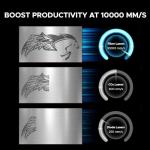 OMTECH 50W Fiber Laser Engraving Machine with Rotary