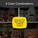 Star Shower Ultra 9 AS-SEEN-ON-TV with 9 Enhanced Modes for Spectacular Outdoor Holiday Laser Lighting with Thousands of Lights Covering 3200 Square feet, Green, 8.5 in