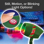 Star Shower Ultra 9 AS-SEEN-ON-TV with 9 Enhanced Modes for Spectacular Outdoor Holiday Laser Lighting with Thousands of Lights Covering 3200 Square feet, Green, 8.5 in