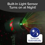 Star Shower Ultra 9 AS-SEEN-ON-TV with 9 Enhanced Modes for Spectacular Outdoor Holiday Laser Lighting with Thousands of Lights Covering 3200 Square feet, Green, 8.5 in