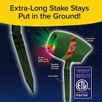 Star Shower Ultra 9 AS-SEEN-ON-TV with 9 Enhanced Modes for Spectacular Outdoor Holiday Laser Lighting with Thousands of Lights Covering 3200 Square feet, Green, 8.5 in