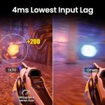 BenQ TK710 4K Laser 3200 Lumens Movie and Gaming Projector with 4ms Response Time | 240Hz Refresh Rate | HDR10 & HLG | ARC/eARC Support | Vertical Lens Shift | 3D Keystone | 1.3x Zoom | HDR Game Modes