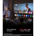 Epson EpiqVision Mini EF21 Portable Smart Laser Projector, Bright 1,000 Lumens, FHD 1080p HDR, 3-Chip 3LCD, Google TV, Netflix, Stereo Speakers, Backyard/Home Theater - Diamond White (Renewed)