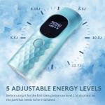 Laser Hair Removal for Women and Men - Permanent Painless Ice Cooling IPL Device Remover Machine with Shaver, Goggles, 999,999 Flashes for Body and Face, Corded