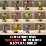 BullseyeBore Core CR1-100 Drill Guide for Straight Holes - Magnetic Drill Attachment with Efficient Red Laser for Visual Worksurface Alignment - Compatible with Common bits from 2” to 5”