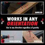 BullseyeBore Core CR1-100 Drill Guide for Straight Holes - Magnetic Drill Attachment with Efficient Red Laser for Visual Worksurface Alignment - Compatible with Common bits from 2” to 5”