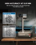 OMTech 30W Fiber Laser Engraver with Red Dot