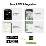 Huepar 330Ft Green Laser Distance Meter with Bluetooth