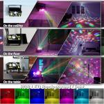 LED Sound Activated Disco Ball Party Lights