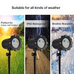 3-Color Laser Christmas Light Projector with Remote